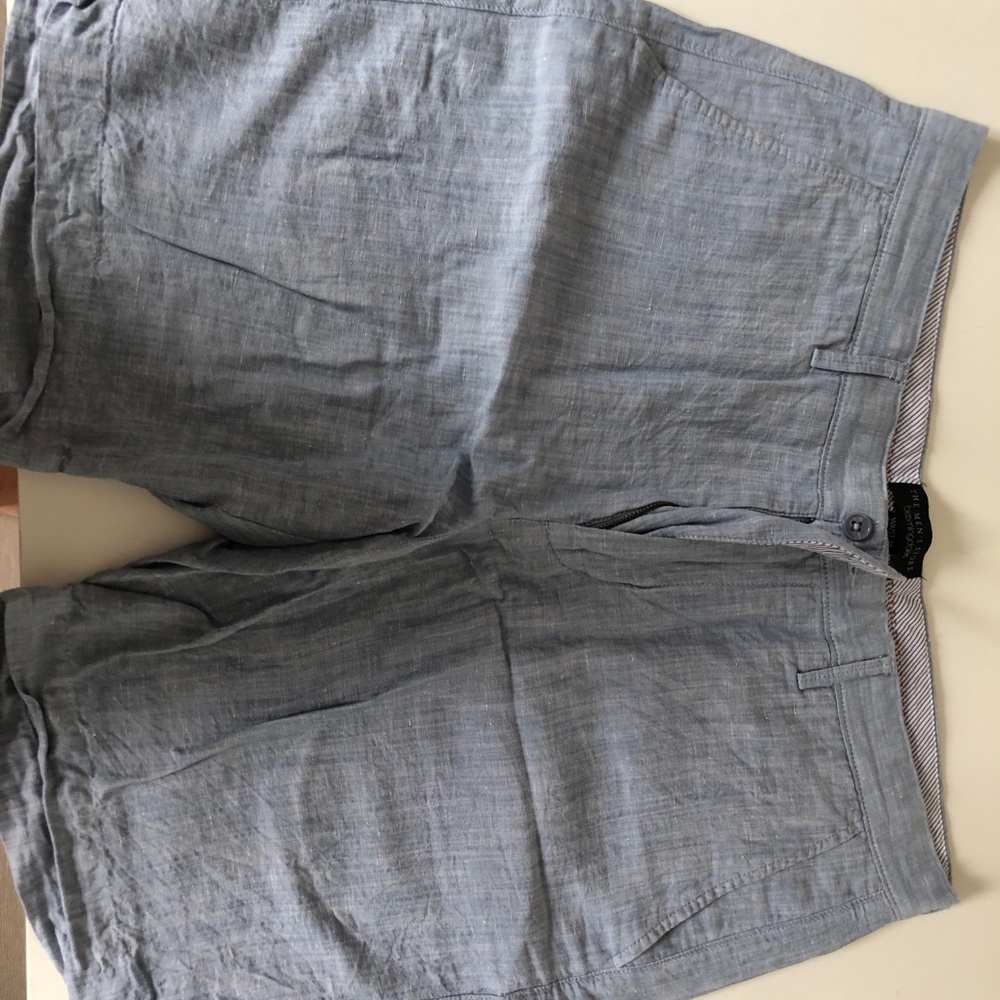 Men’s Bloomingdales linen/cotton 34W shorts
